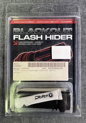 AAC Flash Hider 7.62/6.5/6.8mm, .595x32 51 Tooth