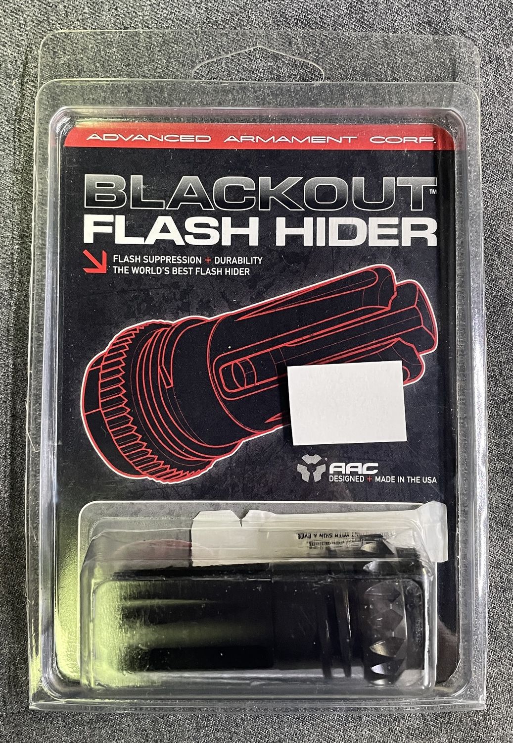 AAC Flash Hider 7.62/6.5/6.8mm 1/2x28, 18 Tooth