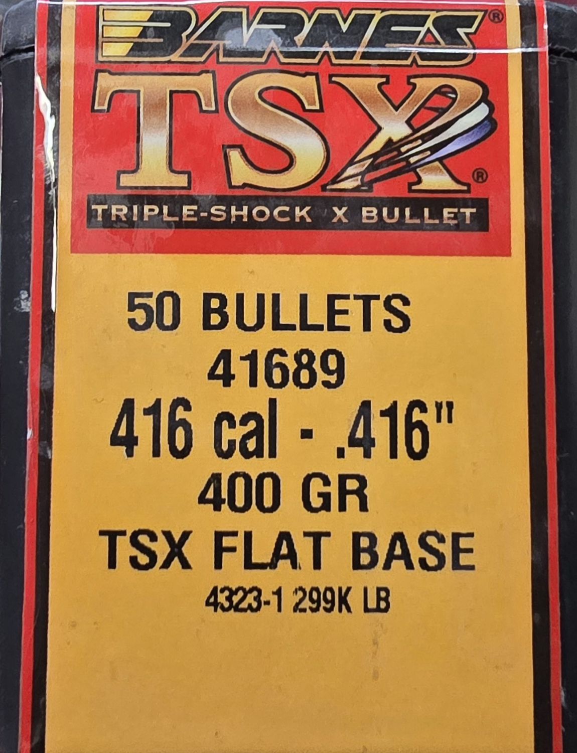 Barnes 416 Cal. .416 400 Gr. FB 50 Bullets