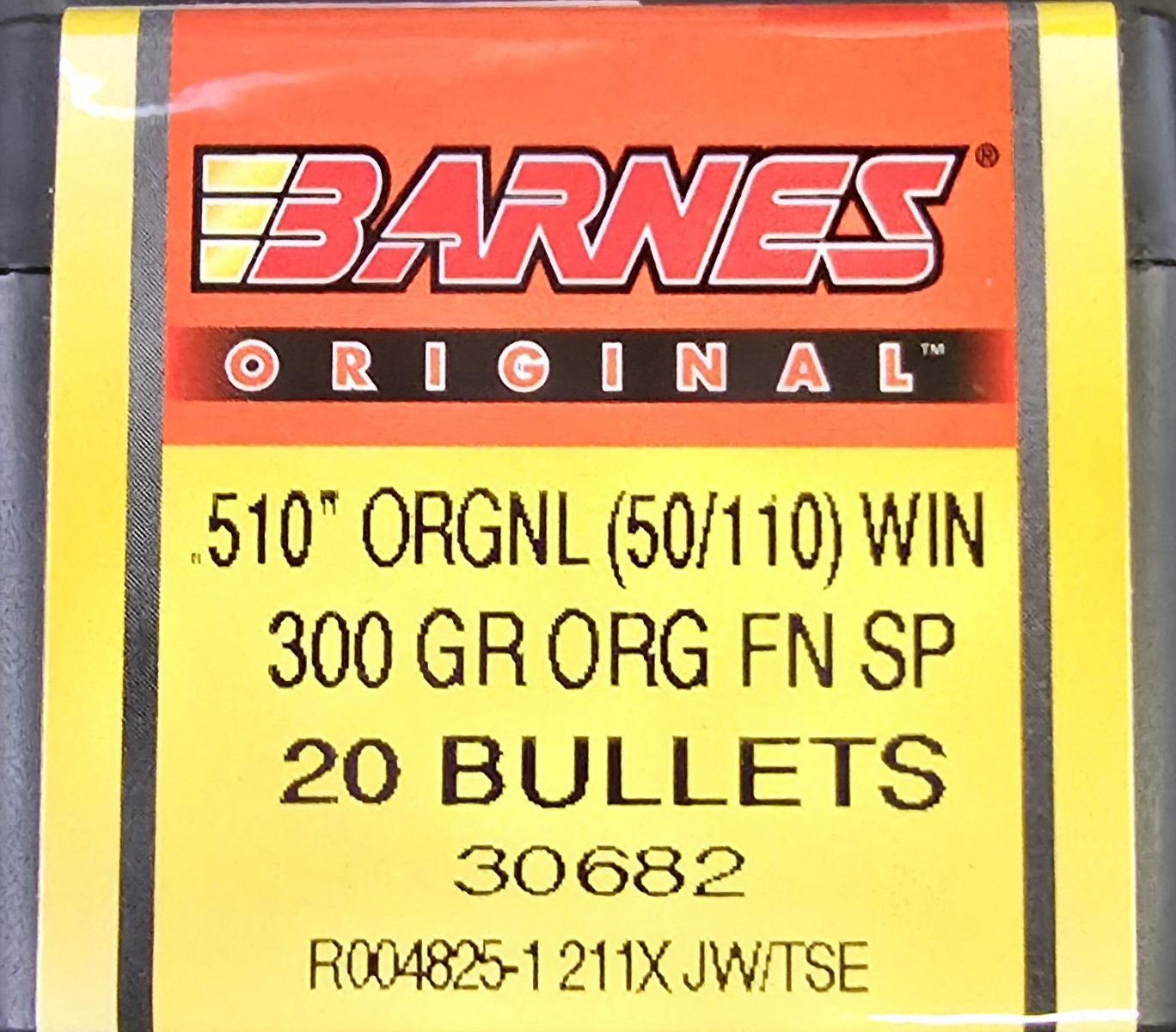 Barnes Original .510 (50/110) Win 300 Gr. FN SP 20 Bullets