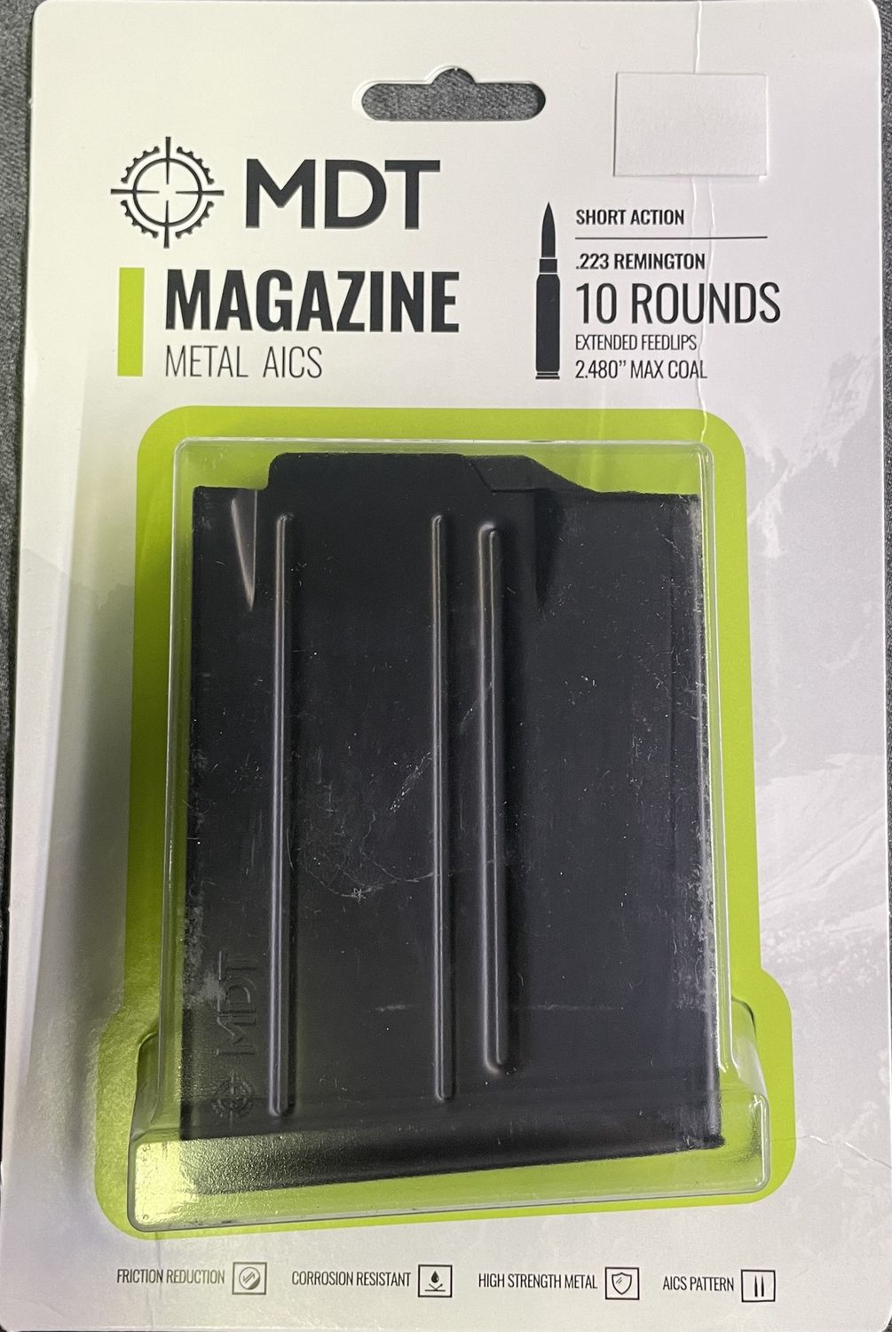 MDT AICS 223 Magazine Black 10 rnd