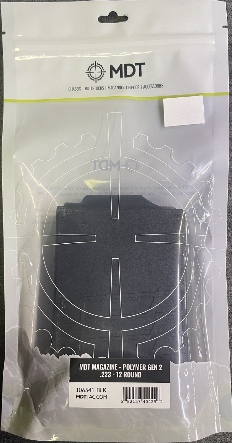 MDT Polymer Gen2 Black 223 Magazine 12 rnd