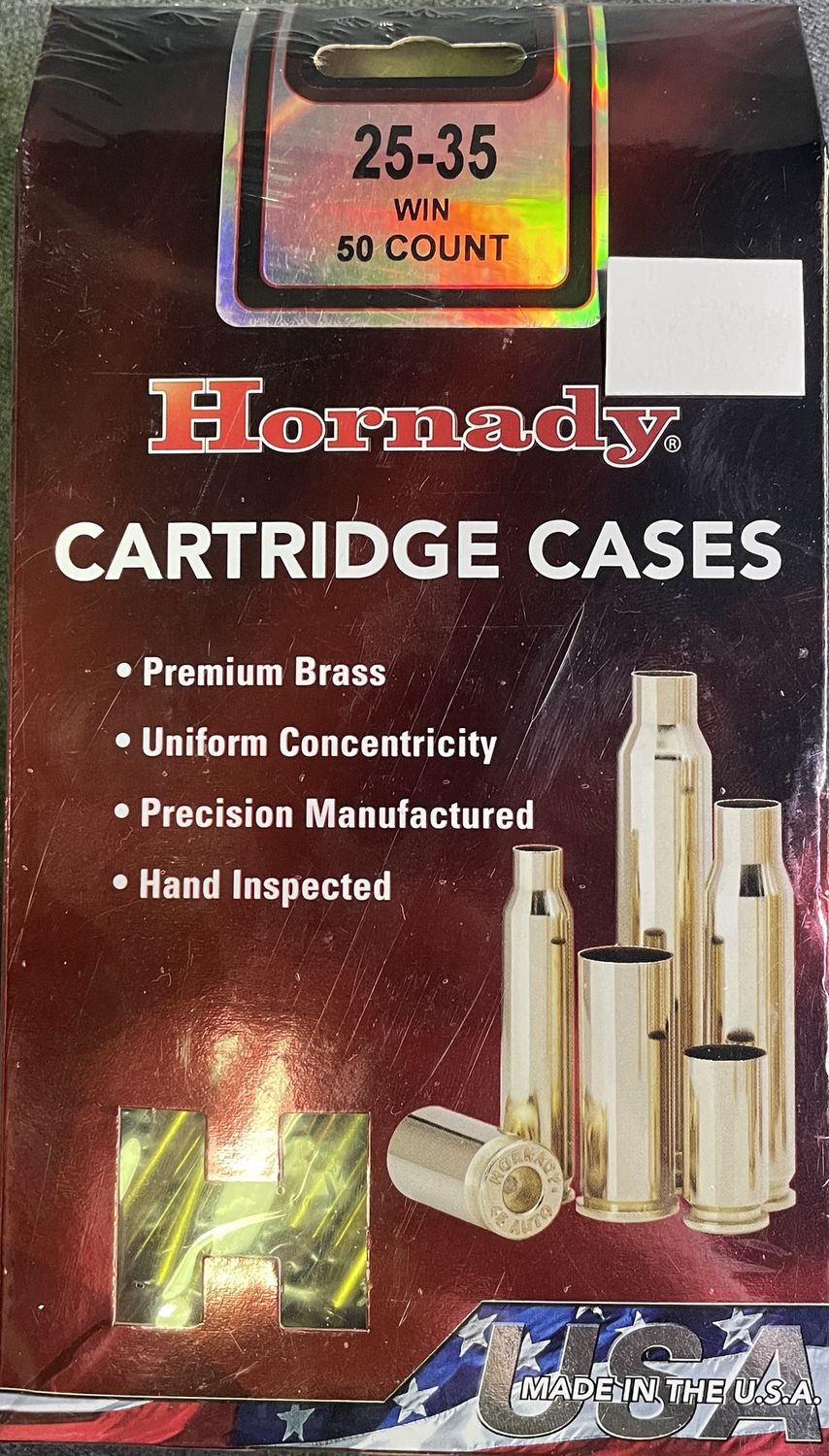Hornady 25-35 Win. New Brass 50 ct