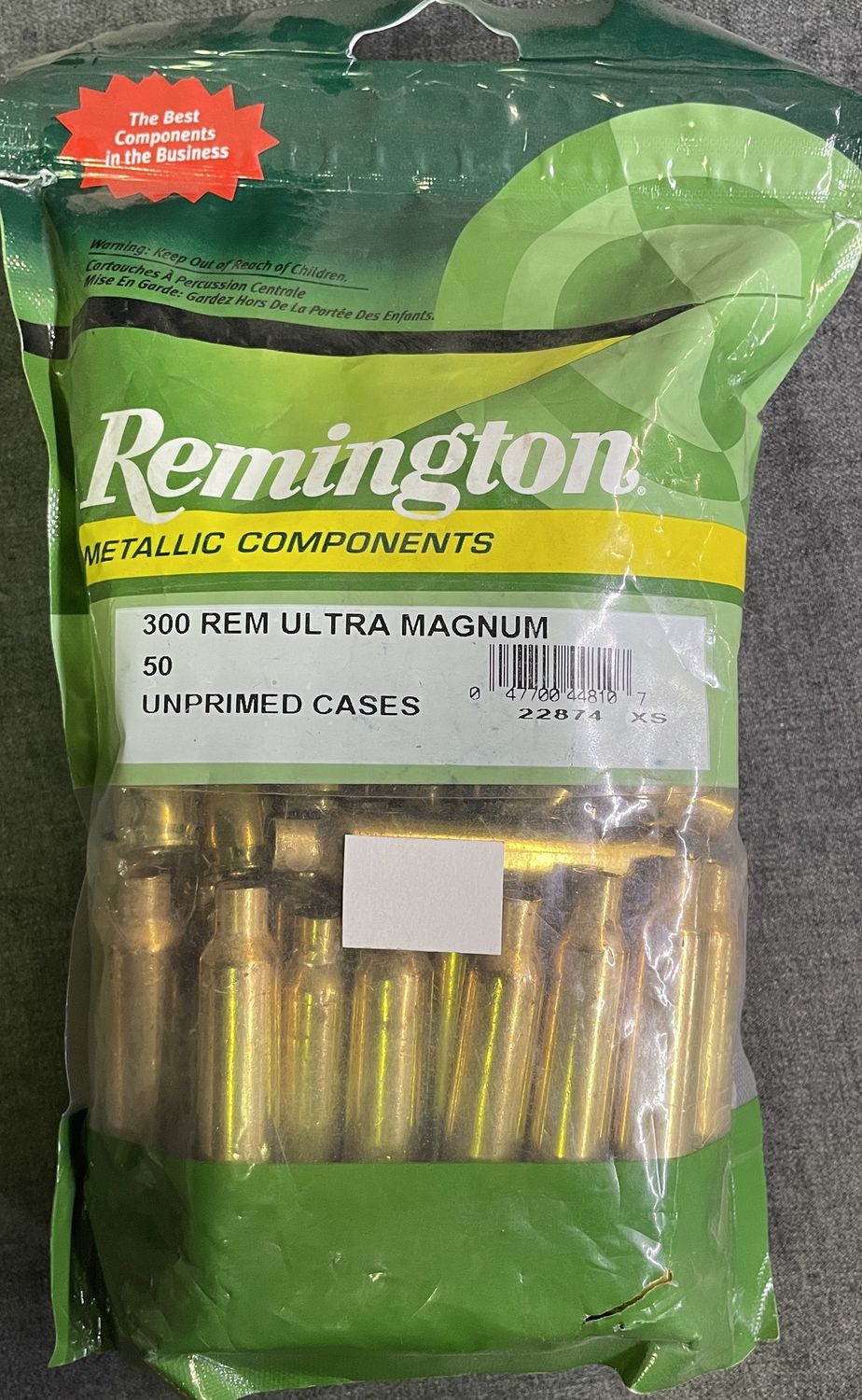 Remington 300 Rem. Ultra Mag. New Brass 50 ct