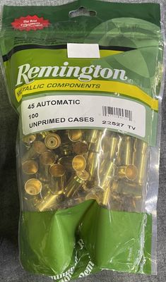 Remington 45 Automatic New Brass 100 ct