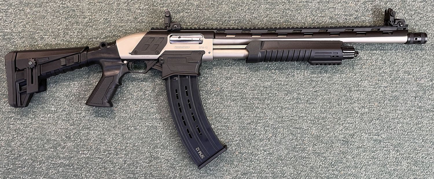 Federation Firearms SPM-12 Silver 12ga 3&quot;