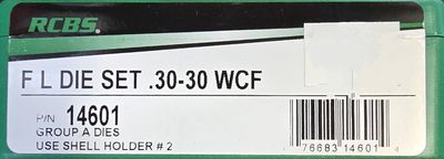 RCBS FL Die Set .30-30 WCF