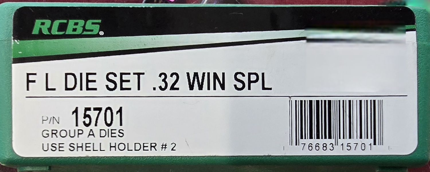 RCBS FL Die Set .32 Win. Spl.