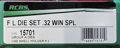 RCBS FL Die Set .32 Win. Spl.