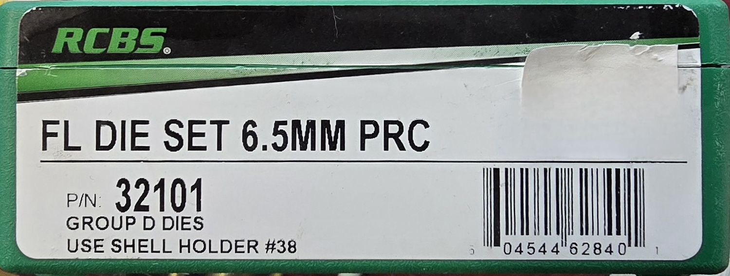 RCBS Die Set 6.5 PRC