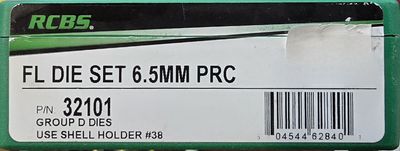 RCBS Die Set 6.5 PRC