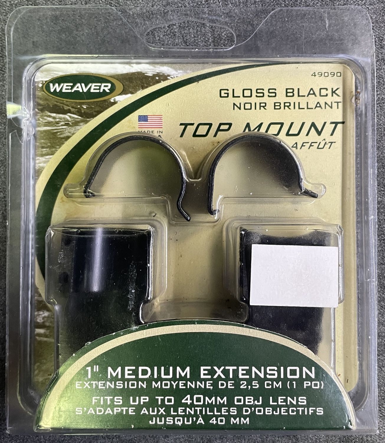 Weaver 1&quot; Medium Extension Rings Gloss