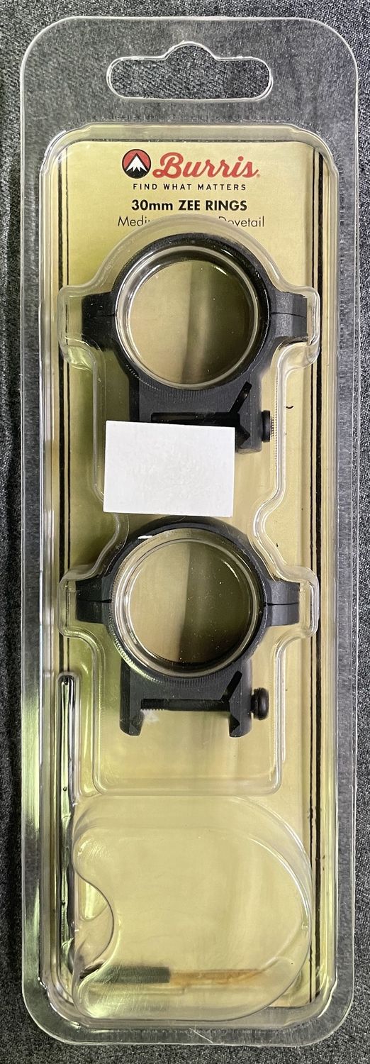 Burris 30mm Weaver Style Medium Z Rings Matte