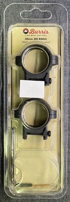 Burris 30mm Weaver Style Medium Z Rings Matte