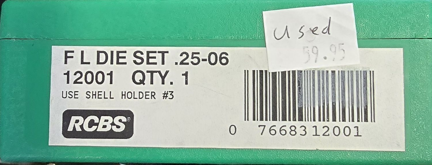 (used) RCBS FL Die Set .25-06