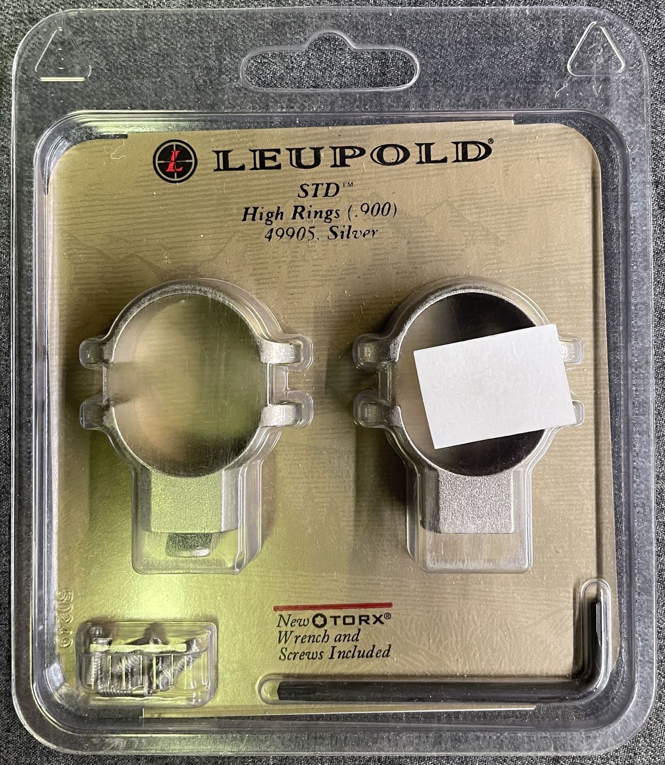 Leupold 1&quot; STD Style High Rings Silver