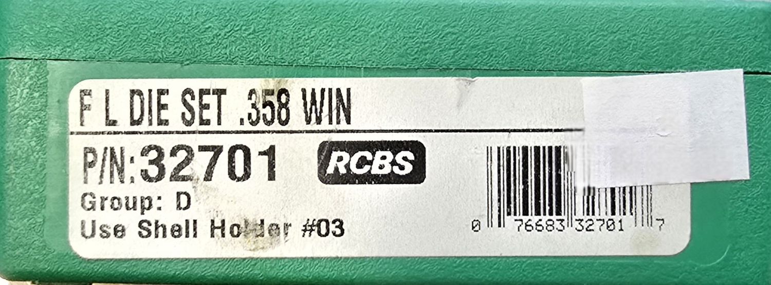 RCBS FL Die Set .358 Win