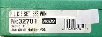 RCBS FL Die Set .358 Win