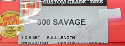 Hornady FL Die Set 300 Savage