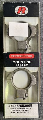 Redfield 3/8&quot; Dovetail 1&quot; High Rings Silver