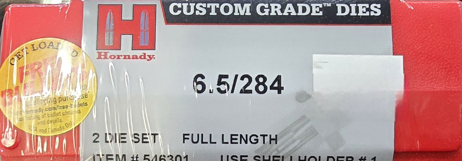 Hornady FL Die Set 6.5/284