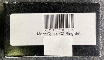 Mazz Optics 1&quot; CZ Ring Set