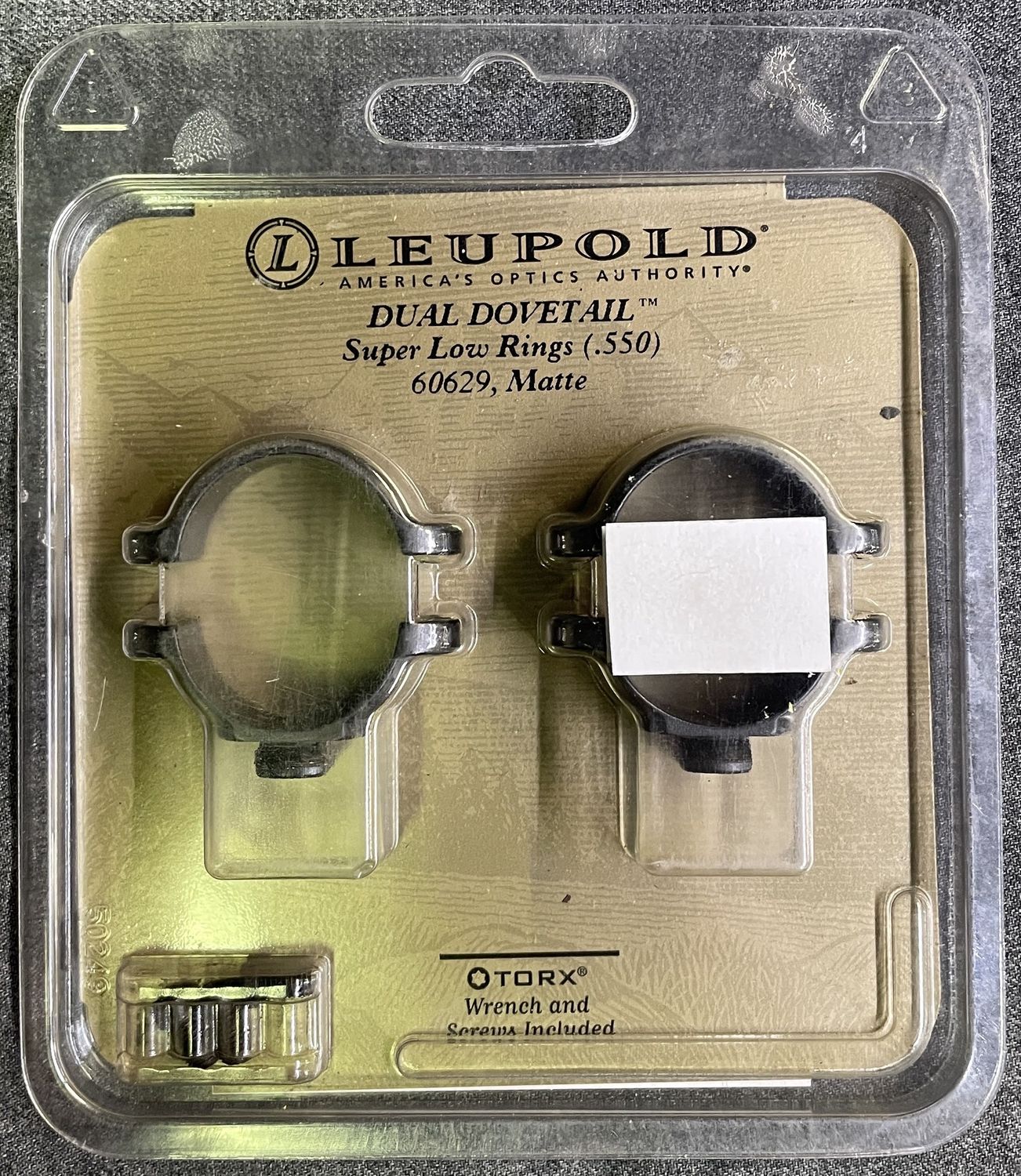 Leupold 1&quot; Dual Dovetail Rings Super Low Matte