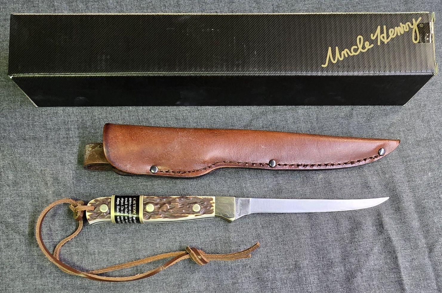 Uncle Henry Filet Knife (medium length)