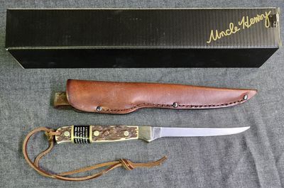 Uncle Henry Filet Knife (medium length)