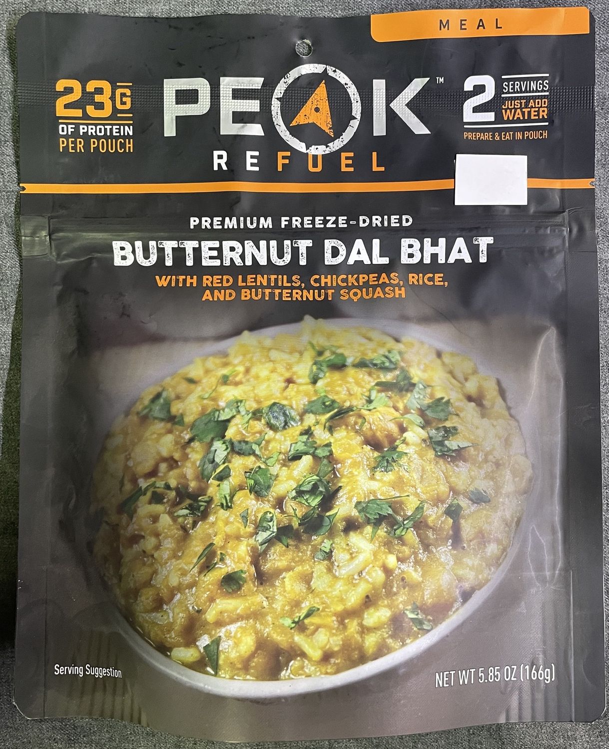 Peak Butternut Dal Bhat Freeze Dried Food Pack