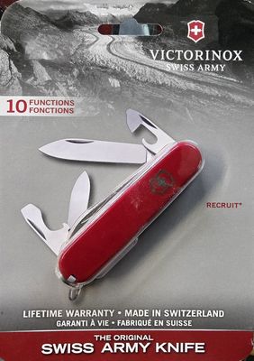 Victorinox Swiss Army "Recuit" 10 Functions