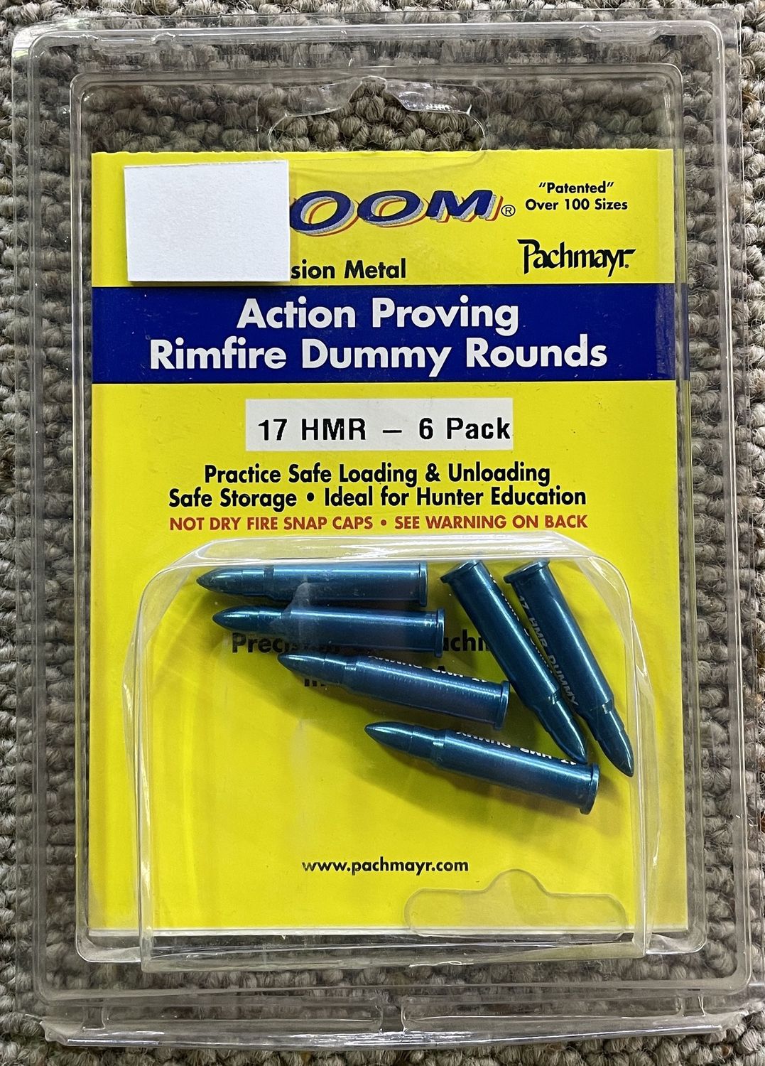 A-Zoom 17 HMR Dummy Rounds 6 ct
