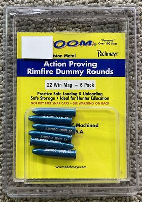 A-Zoom 22 Win. Mag. Dummy Rounds 6 ct