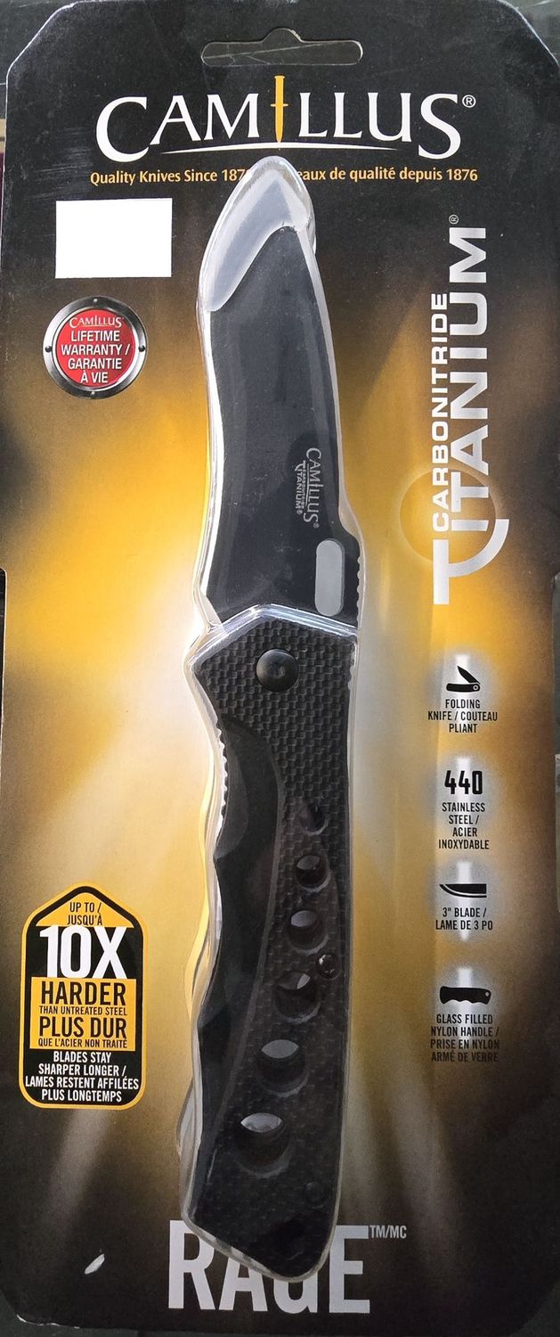 Camillus &quot;Rage&quot; Folding Knife