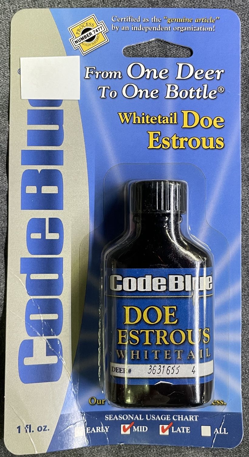 Code Blue Whitetail Doe Estrous 1 oz. Liquid