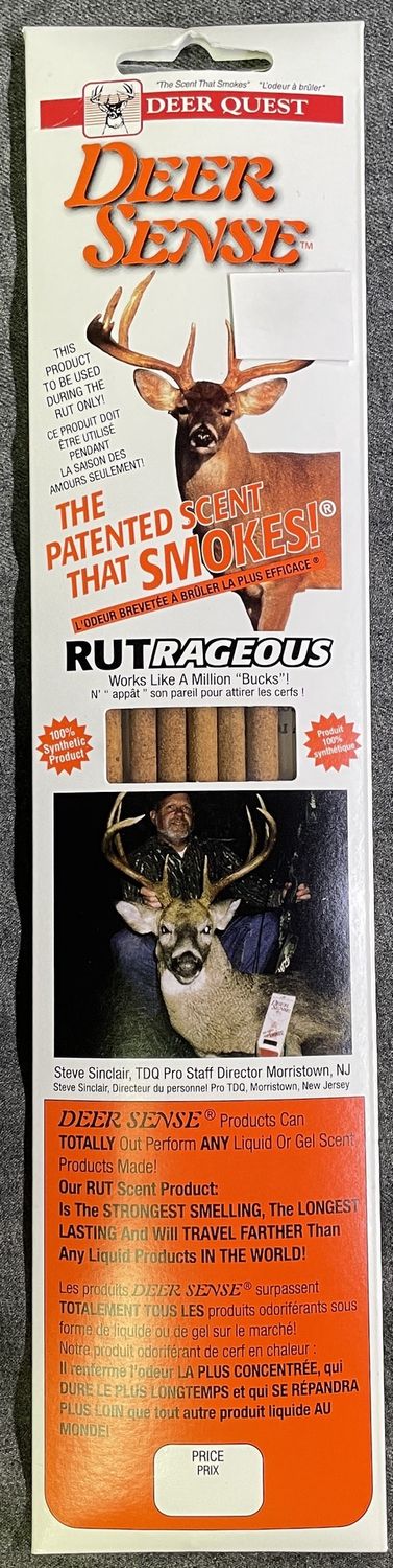 Deer Sense Rut Rageous Smoke Sticks 6 ct