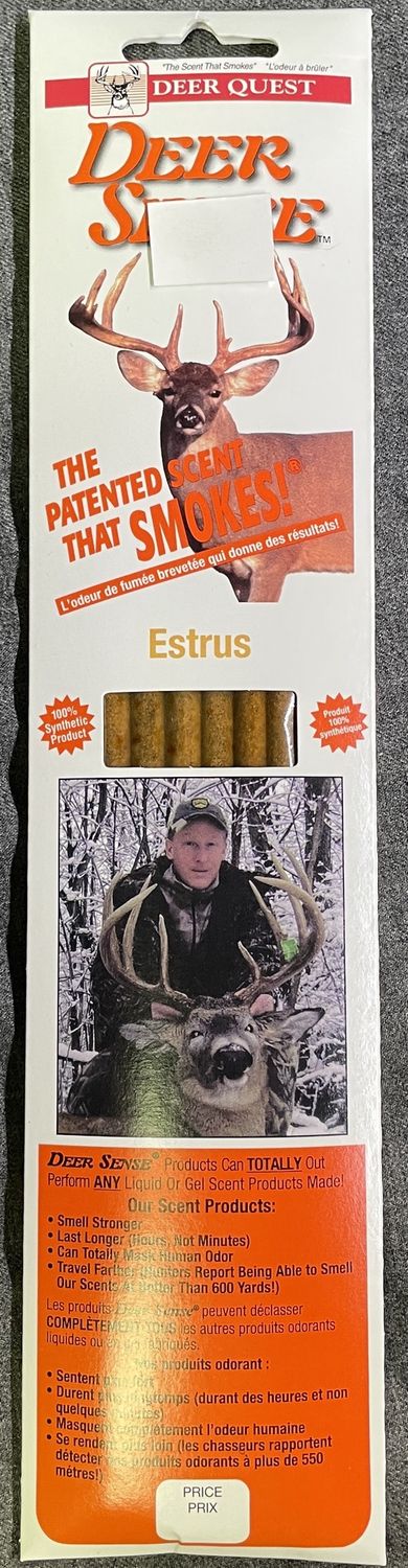 Deer Sense Whitetail Estrus Smoke Sticks 6 ct
