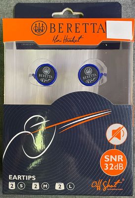Beretta Off Shot Ear Plugs Blue