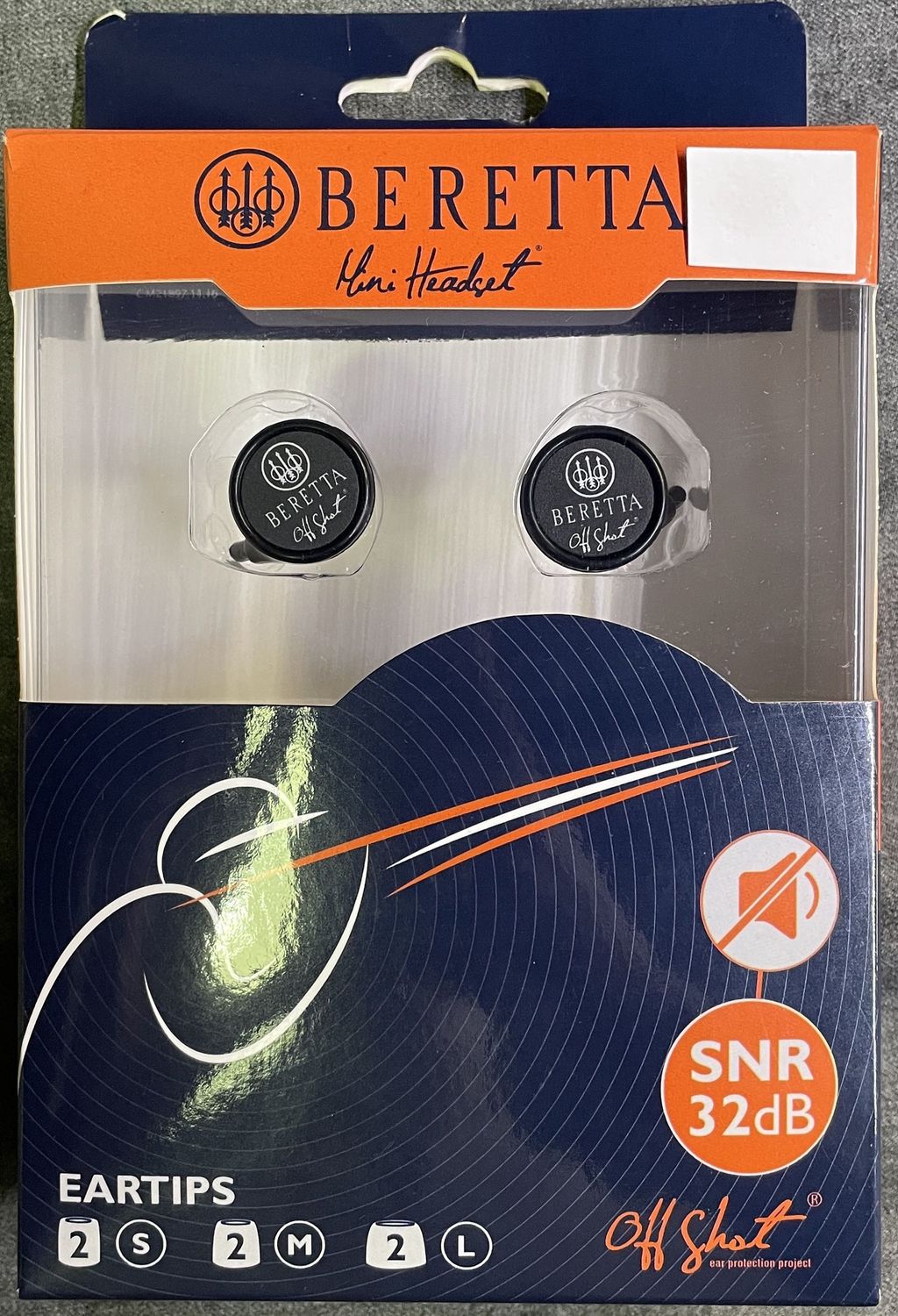 Beretta Off Shot Ear Plugs Black
