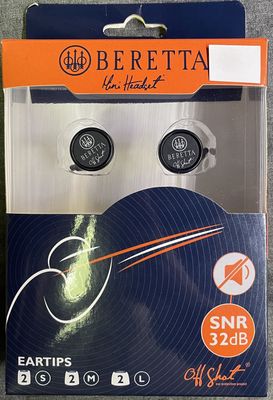 Beretta Off Shot Ear Plugs Black