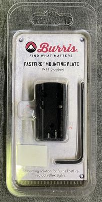 Burris Fastfire 1911 Standard Mounting Plate Matte
