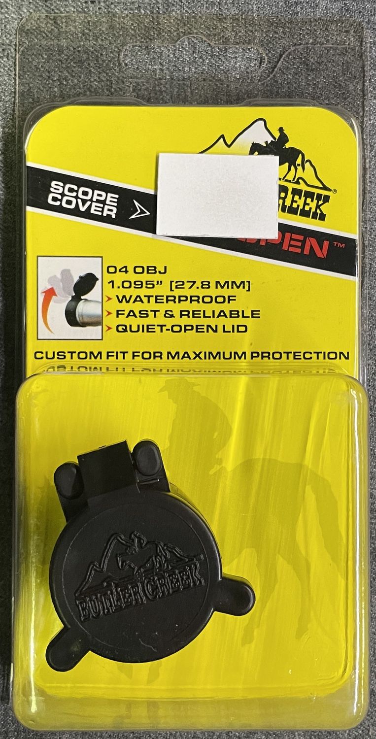 Butler Creek 04 OBJ Flip Open Scope Cover