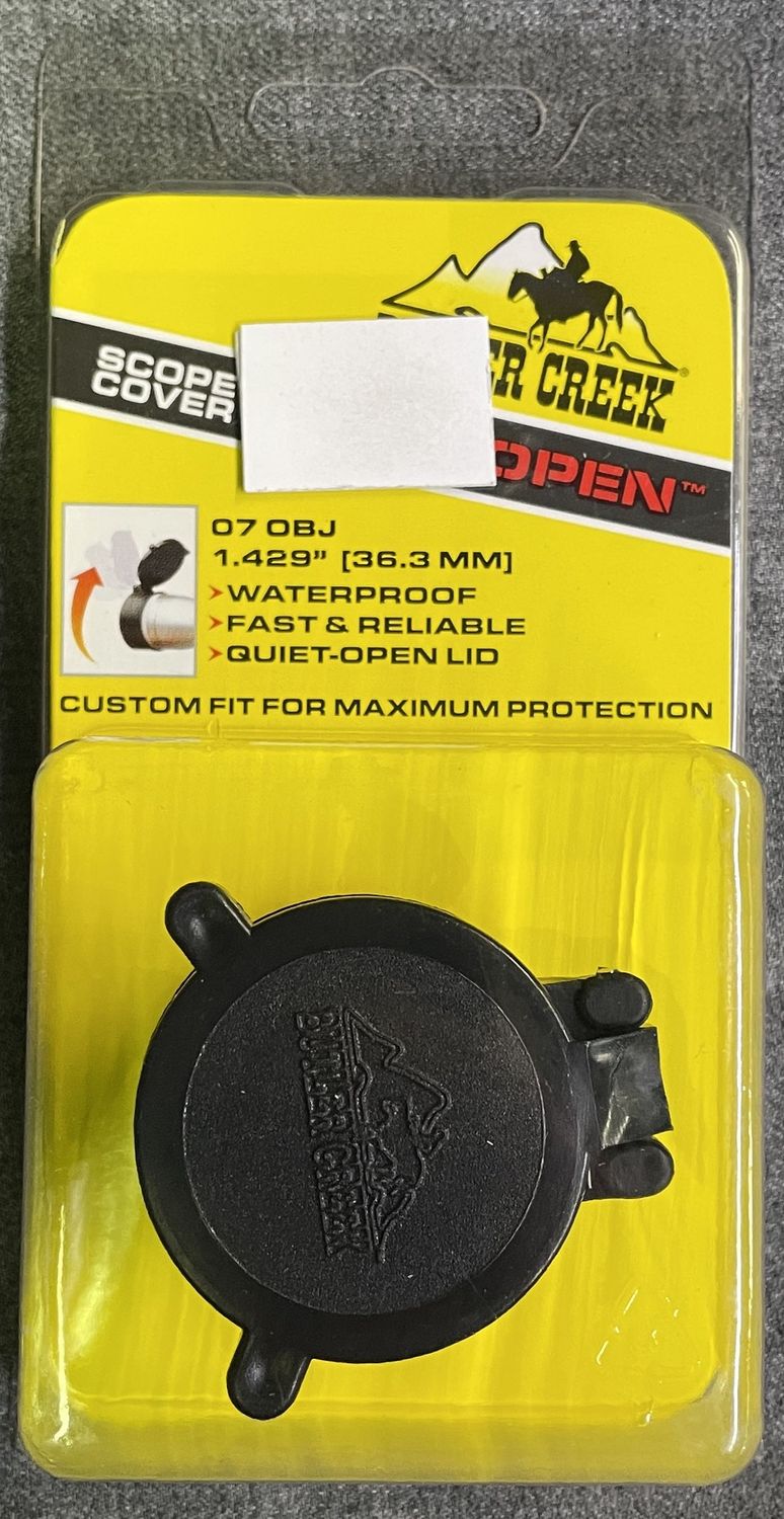Butler Creek 07 OBJ Flip Open Scope Cover