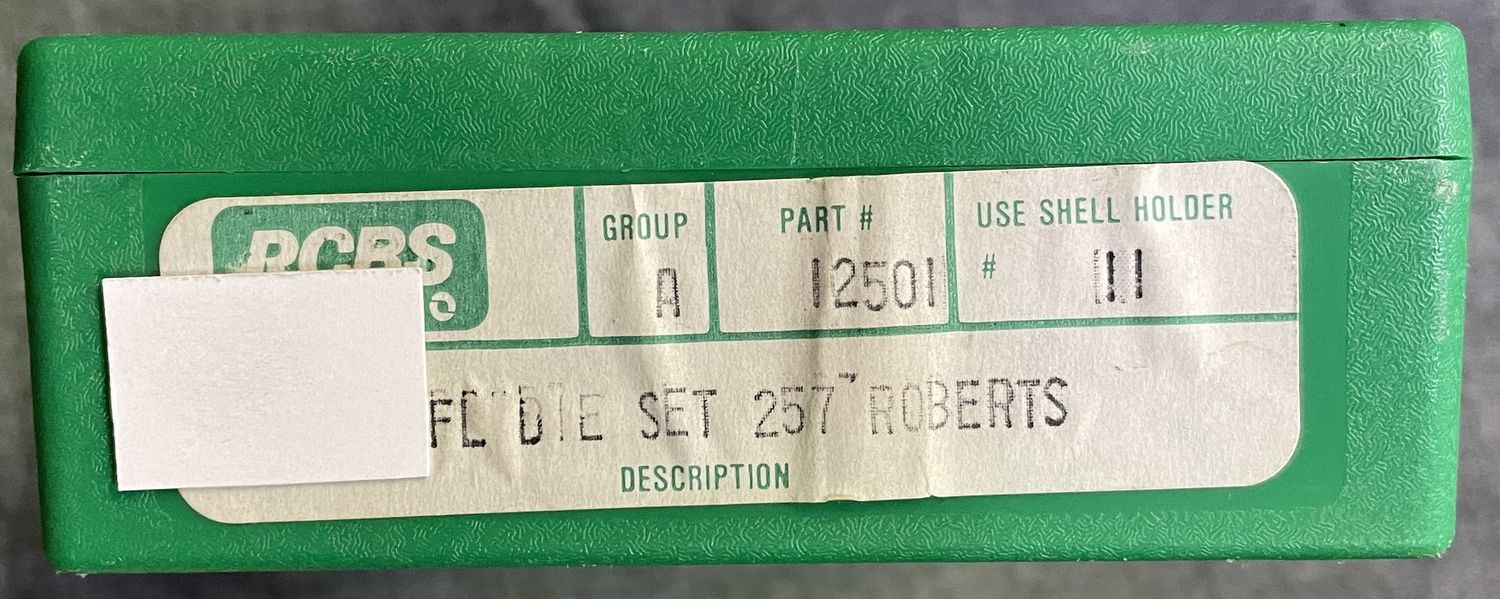 RCBS 257 Roberts Used FL Die Set