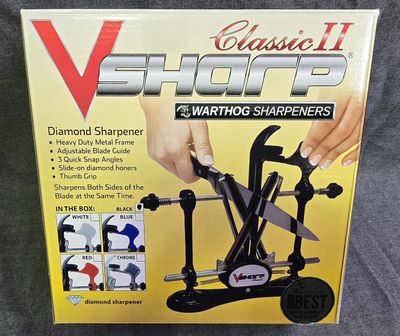 Warthog VSharp Classic II Knife Sharpener Black