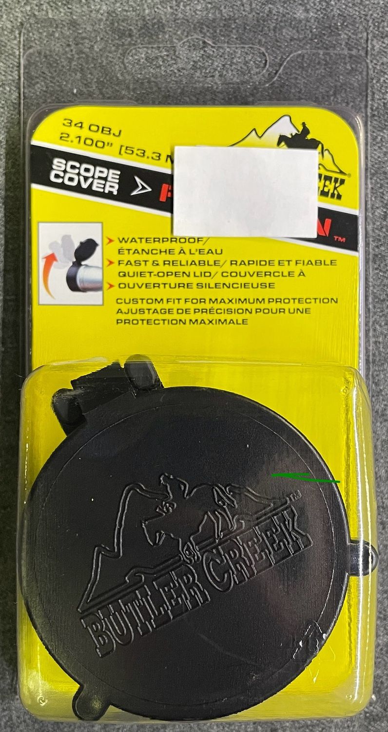 Butler Creek 34 OBJ Flip Open Scope Cover