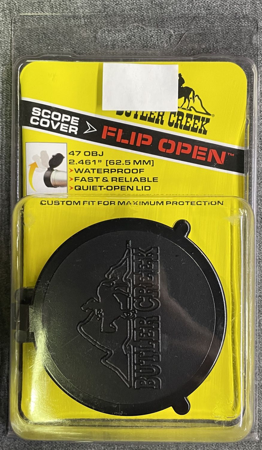 Butler Creek 47 OBJ Flip Open Scope Cover