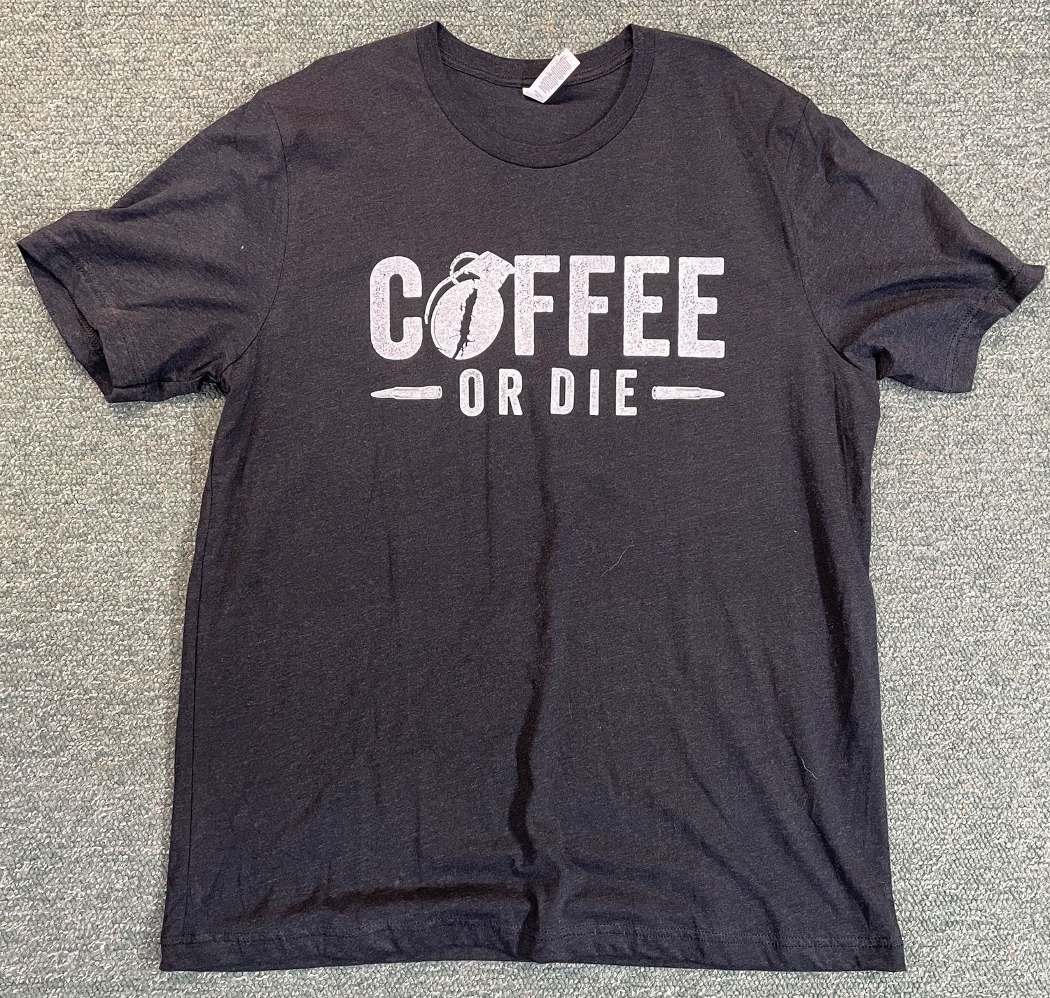 BRCC Grenade &quot;Coffee or Die&quot; Black Shirt XL
