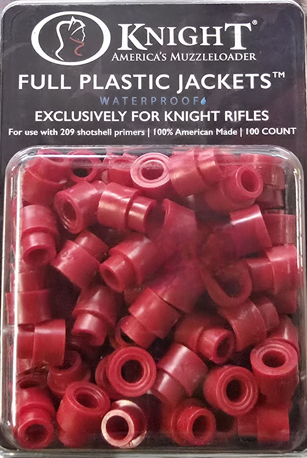 Knight Full Plastic Jackets for 209 Primers 100 count