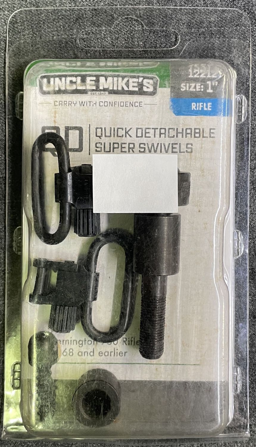 Uncles Mike&#39;s 1&quot; QD Super Swivel Set For Remington 760 Rifle